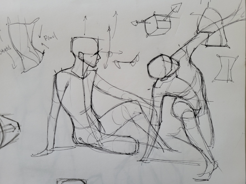 dessin du mouvement