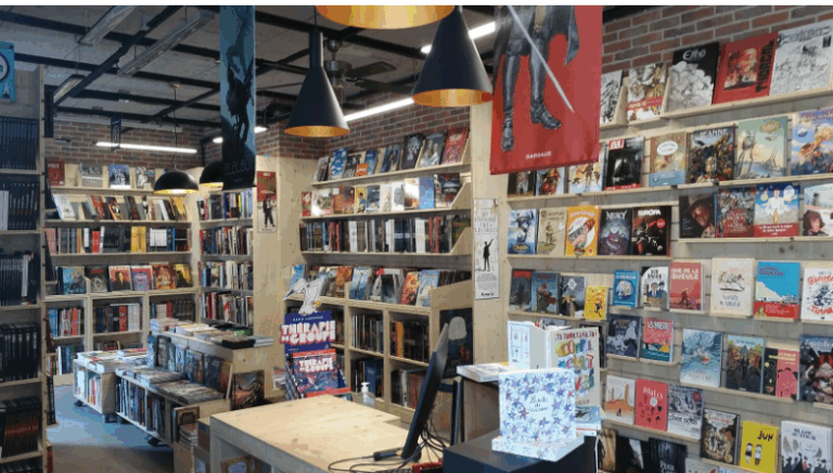 Magasin caverne de la BD