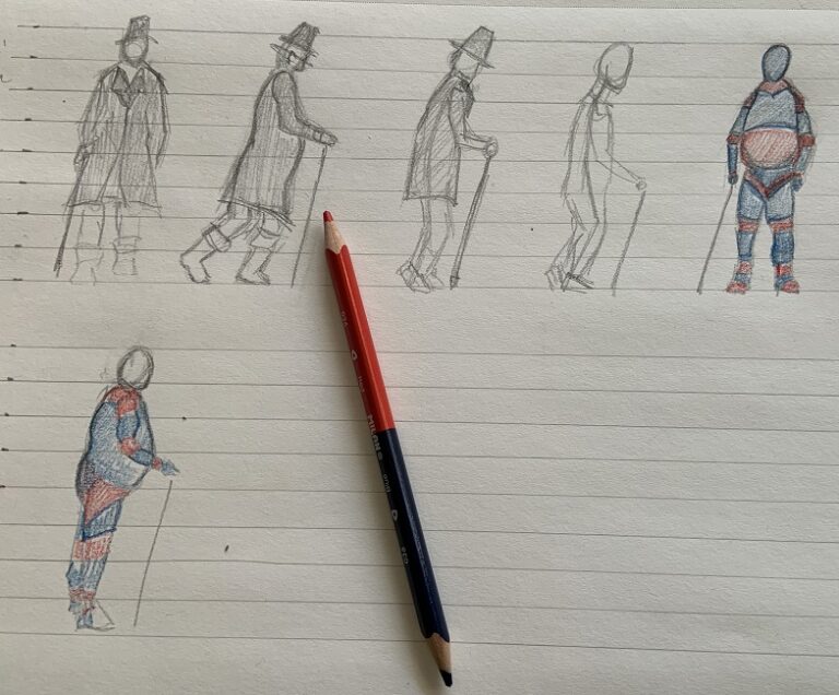 atelier bande dessinée personnage de profil